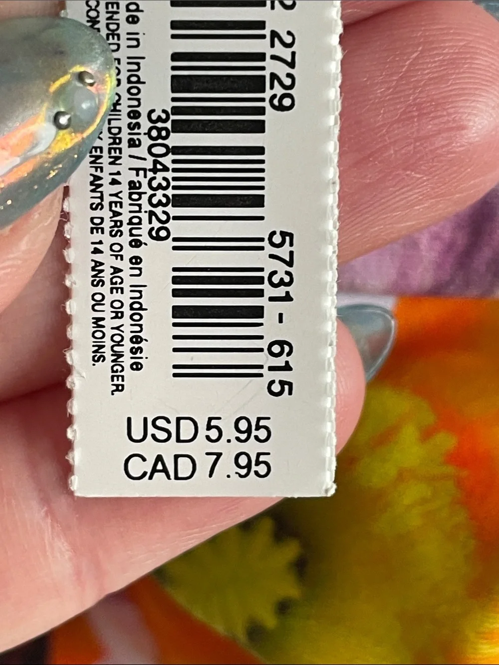 AERIE Satin Scrunchie Colorful Floral Design - NWT